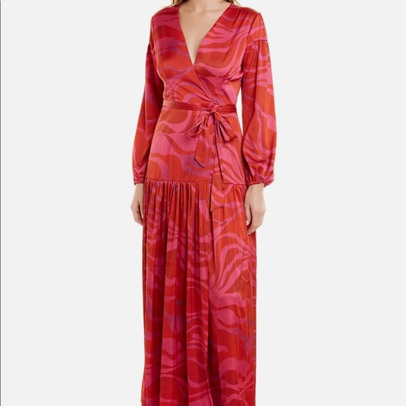 Hutch Clara Maxi Wrap Dress - Picture 2 of 4